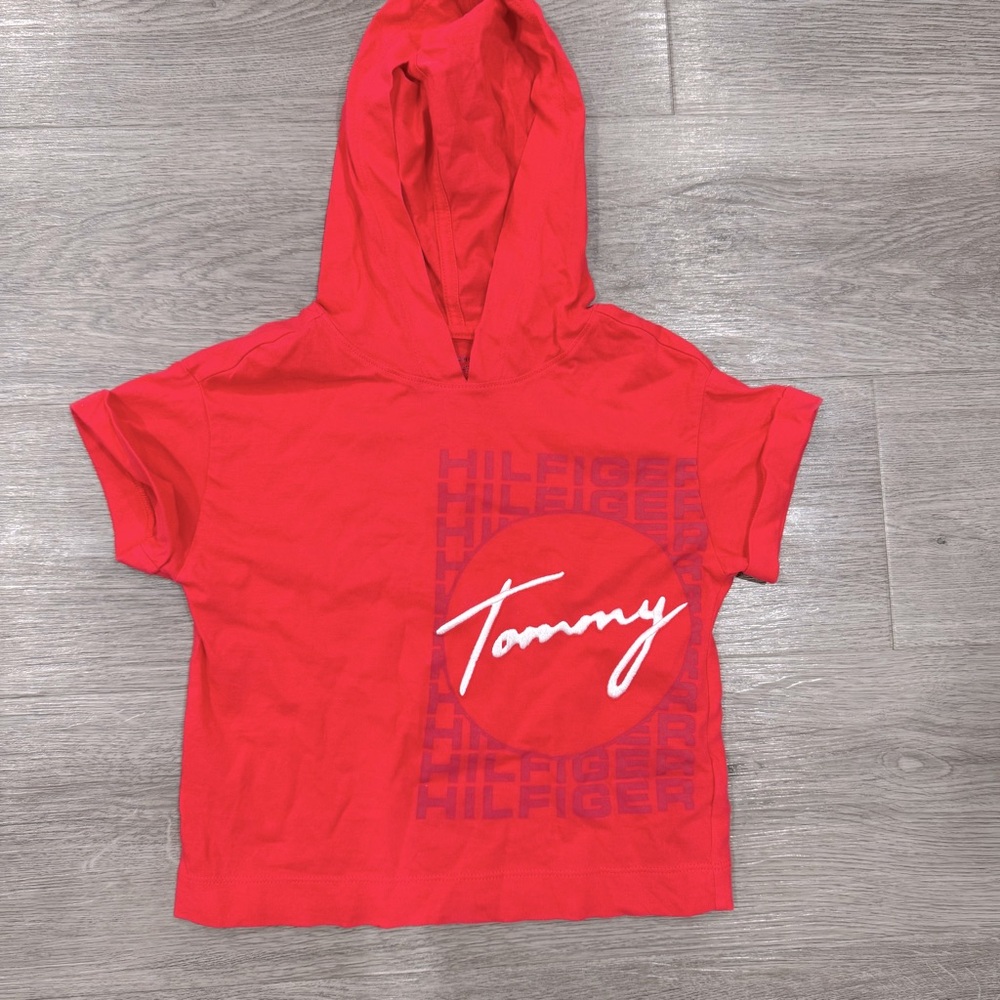 Kids Red Hoodie T-Shirt